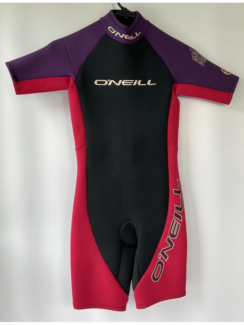 O'Neill Women's Shorty Reactor 2.1mm Wetsuit Youth Size 12 Black